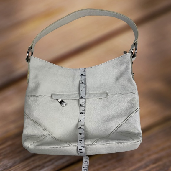 Sorial Leather White Hobo Bag - Picture 7 of 16